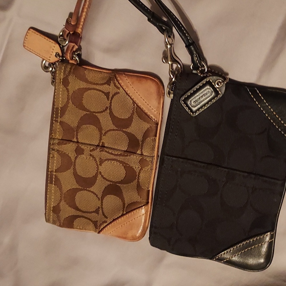 Coach wristlet, set of 2